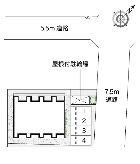 ★手数料０円★安城市姫小川町　月極駐車場（LP）